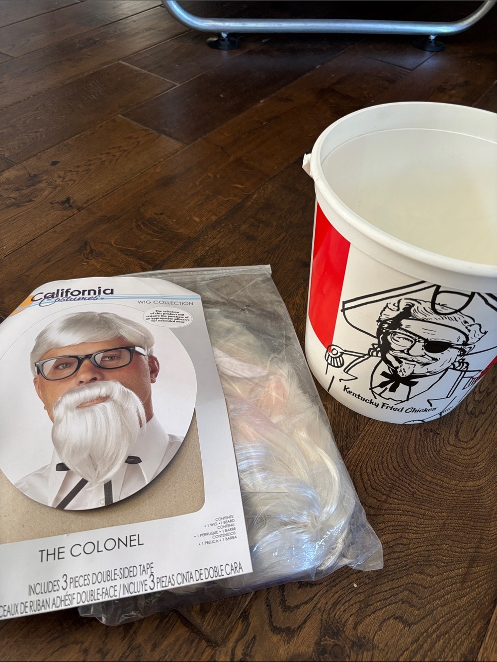 Add A White Suit and you have The Colonel Sanders! White Costume Beard Wig Set